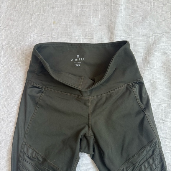 Athleta Olive Green Leggings - Picture 2 of 3